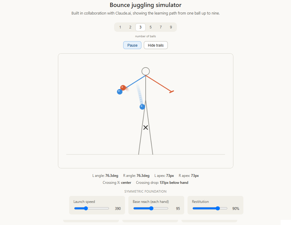 Bounce Juggling Simulator